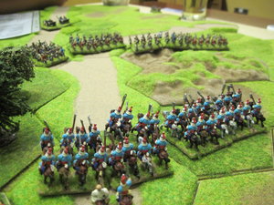 Korean heavy cavalry prepare to charge the English longbow
