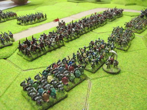 Norman Cavalry Charges into Contact