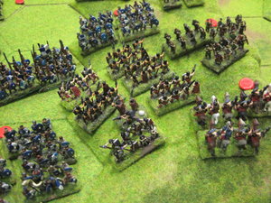 The Picts fail to dislodge the Brits from the escarpment.