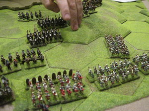 The Mongol cavalry line up for the final charge against the Hungarian bow line.