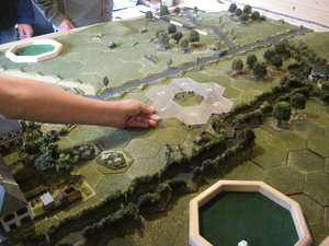 British mortars target the German infantry
