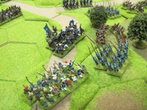 The last charge of the British cavalry and their General!