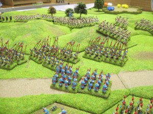The Korean spearmen prepare to engage the Janissaries