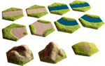 Single hex terrain features