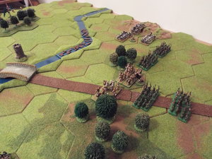 The orcs move towards the river