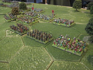 Welsh and Picts await the Saxon advance