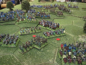 The Welsh start to push back the Saxons