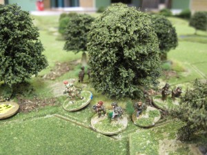 British infantry open fire revealing their unit composition