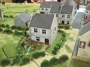 The game end position with British units ready to attack the town centre.