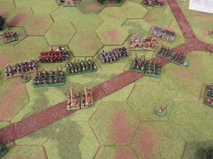 The orcs bolster their line and prepare to see off the heavy cavalry