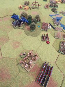 The spearmen become the next target