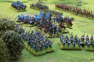 The ensuing cavalry battle