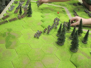 Initial deployment and Mongol first moves.
