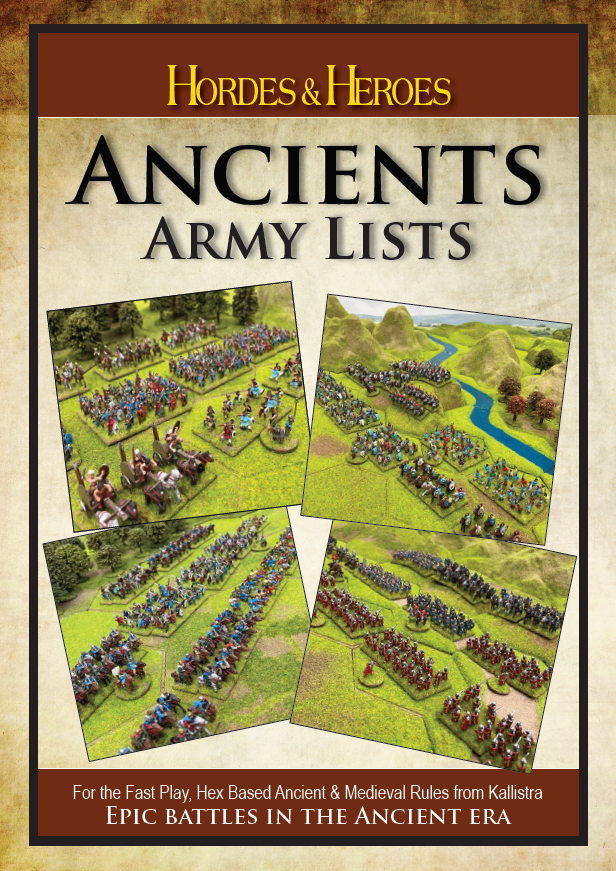 Hordes and Heroes Ancients Army list