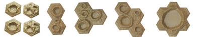 Brown Hex Craters
