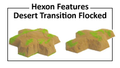 Desert Transition Flocked Terrain Features