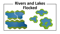 Flocked River and Lake Features