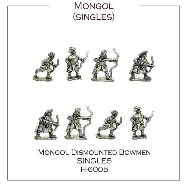 H-6005 Singles - Dismounted Mongol Bowmen