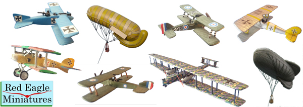 WW1 Aircraft from Red Eagle Miniatures