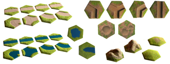 single hex features