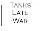 Late War Tanks from Kallistra